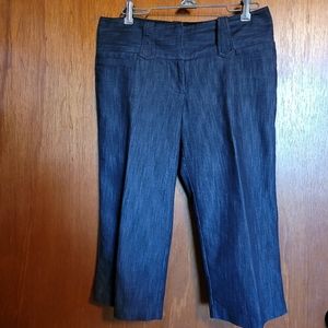 Studio Y Women's Capris Pants Gray Sz 3/4